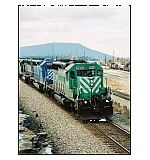 With Lookout Mtn. in the background, Q583 heads South with merchandise for Atlanta and points beyond.